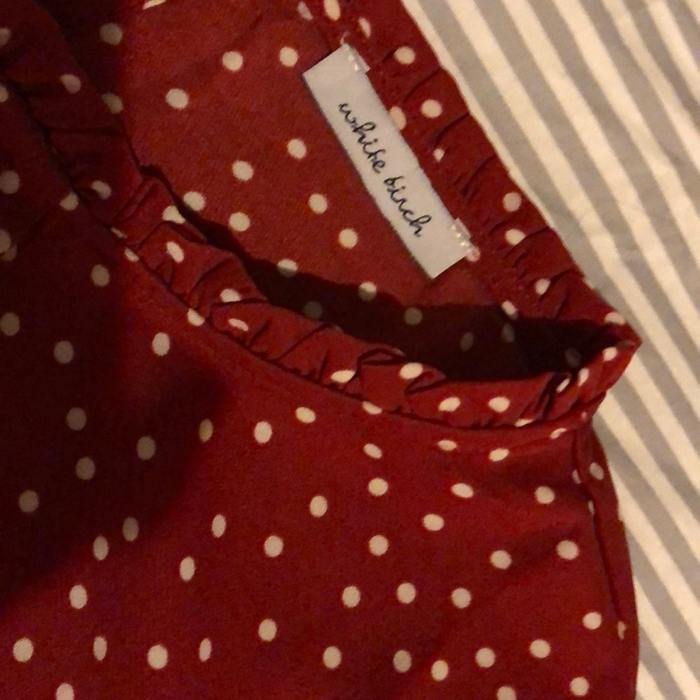 Red polka dot blouse - Picture 4 of 4